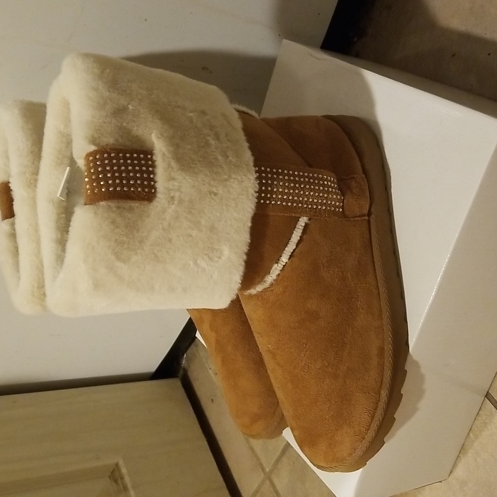 Olivia Miller Willow Women's Rhinestone Winter Boots